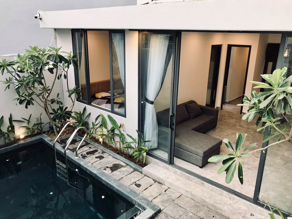 Mini Pool Villa 3-bedroom near My Khe beach – B516