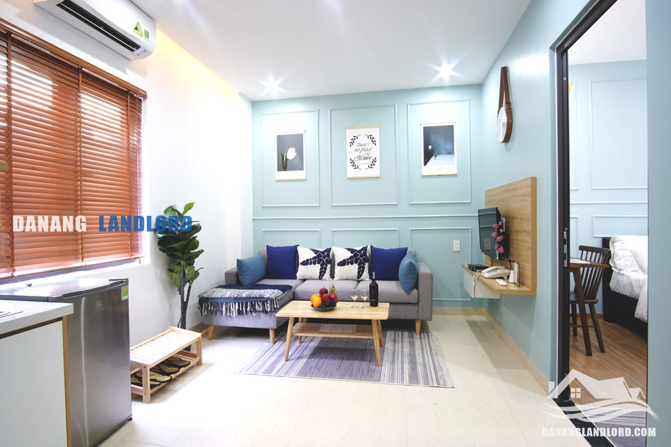 1BR apartment, swimming pool, central Danang – A366