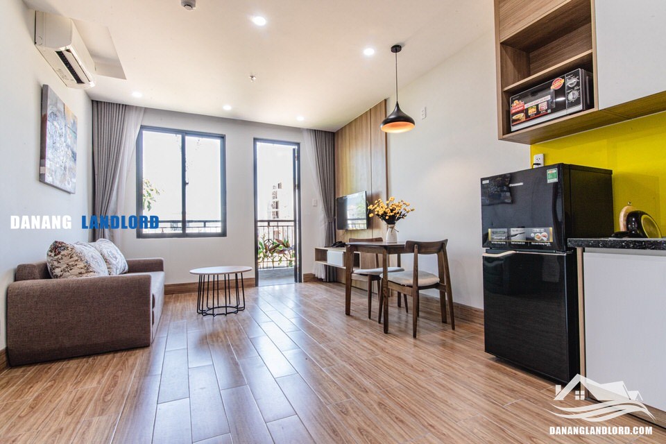 1BR apartment 45m2, balcony, Khue My area- A795