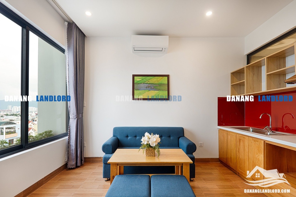 1 bedroom 2-bed apartment near Vincom Plaza – C124