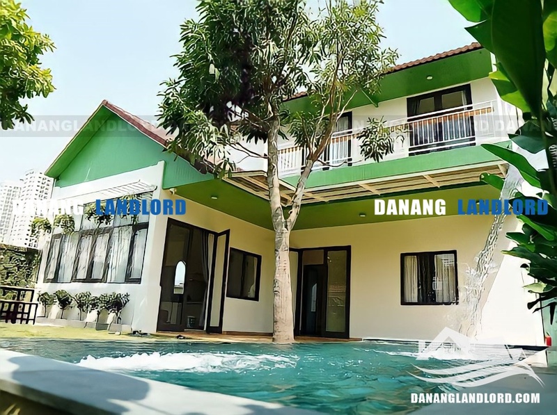 Pool villa 5-bedroom near Thuan Phuoc Bridge – B866 | House for Rent in Da Nang